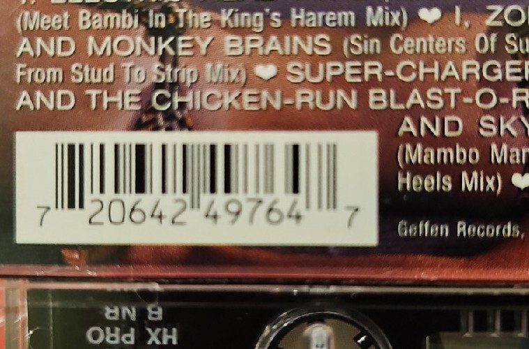 White Zombie - Supersexy Swingin' Sounds Cassette SEALED w White Zombie - Supersexy Swingin' Sounds Cassette SEALED w