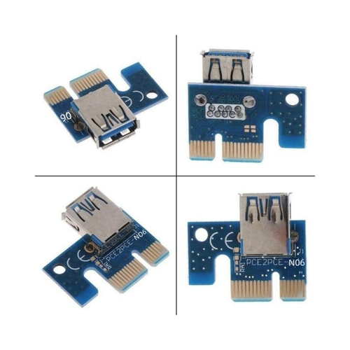 Mini PCI-E Riser Extended Adapter USB 3.0 PCI-E 1X to 16X Graphics Riser Card - Afbeelding 7 van 16