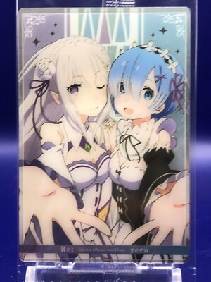 Emilia Rem 18 Re: ZERO -Starting Life in Another World Wafer Bandai