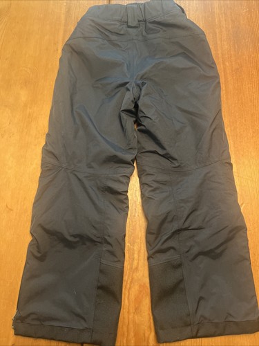 REI Snow Pants Girls Small Size 8 Black Fleece Lined Adjustable Waist ski board - Picture 5 of 5