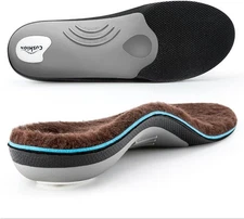 VALSOLE Heavy Duty Support Pain Relief Orthotics - 220+ lbs Plantar Fasciitis Hi