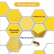  10X Bee Honey Sheets Beeswax Sheets Beehive Foundation