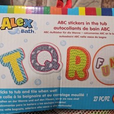 Alex Bath ABC Stickers in the Tub Kids Bath Activity