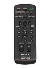 Genuine Sony RM-AMU009 Audio System Remote Control OEM Tested Cleaned
