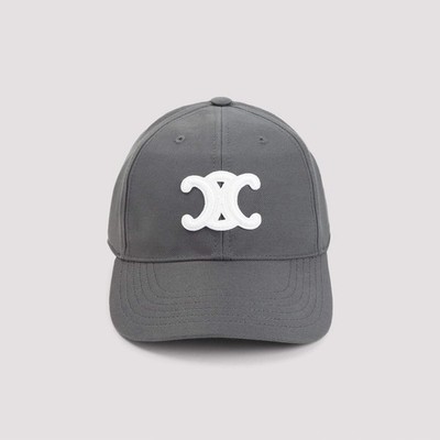 CELINE Triomphe Logo-Application Baseball Cap