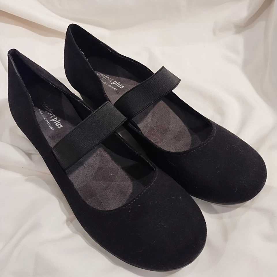 Chinelo Feminino Comfort Plus Predictions Camurça Preta Tamanho 8 - Imagem 2 de 4