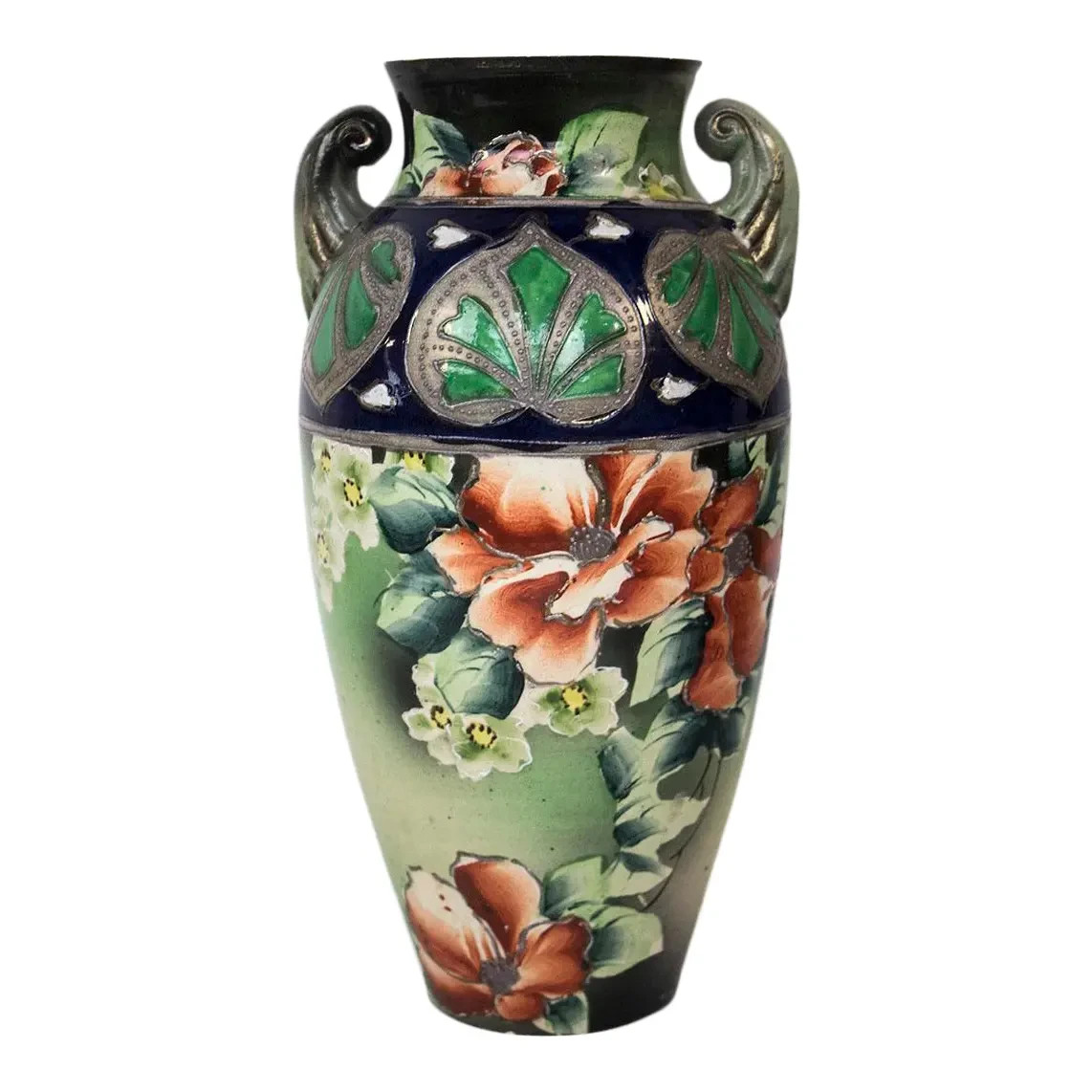 1920s Nippon Hand Painted Vase