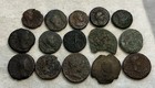 Lot of 15 Early Roman Provincial Aes. All Have Detail. ~16-22mm. c. 100-200 Ad.