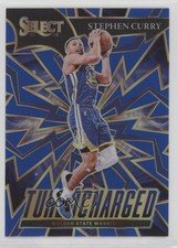 2021-22 Panini Select Turbocharged Blue Prizm Stephen Curry #3 2v5