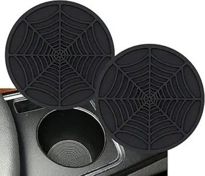 2-Pack Universal Anti-Slip Cup Holder Coaster Insert, Durable Car Interior Acces
