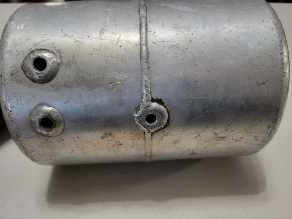 Tanque de óleo hexagonal prisma cromado Harley Davidson Chopper Bobber Panhead Knucklehead Bag - Imagem 4 de 4