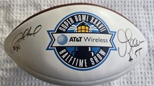 Junior Seau Marshall Faulk Desmond Howard Carson Palmer Signed Football – SB37