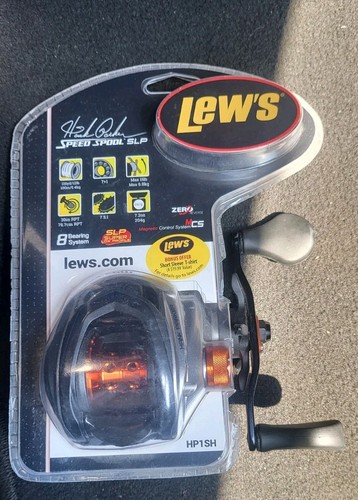 Lews Hank Parker Speed Spool Baitcastrolle HP1SH Neu schneller Versand