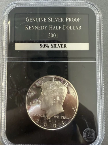 2001-S Silver Proof Kennedy Half Dollar 50¢-Gem Cameo Proof #4078