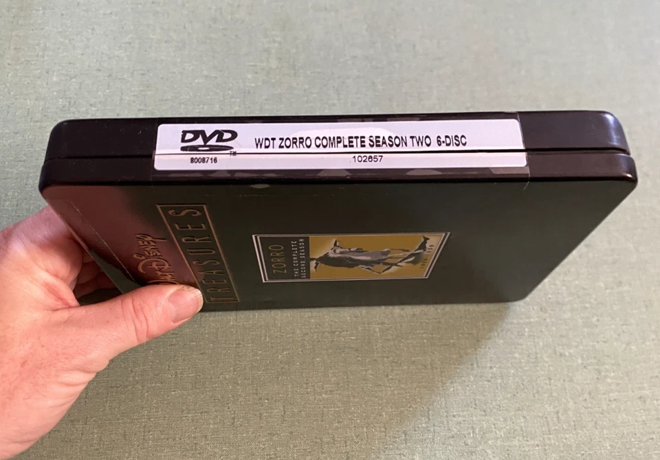 Walt Disney Treasures: Zorro The Complete Second Season DVD Tin Pin - Ships Free - Image 2 of 4