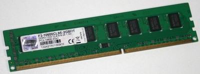G.Skill 2GB DDR3-1333 F3-10600CL9S-2GBNT, PC RAM