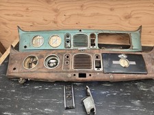 1938 1939 Ford Car Dashboards Lot Of 2 Deluxe Clock Trim Gauges