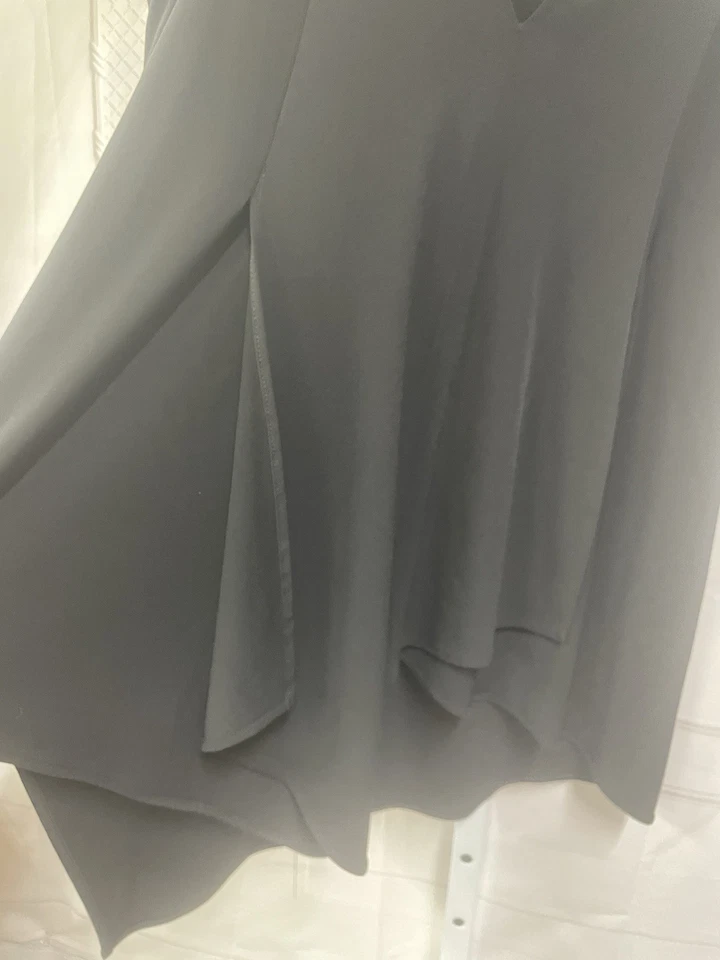 Top sin mangas asimétrico Joseph Ribkoff para mujer talla 6 clásico Lagenlook Foto 4 de 4