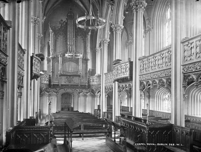 Castle Interior Dublin City Co Dublin Ireland C1900 Old Photo