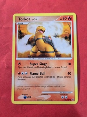 2009 Pokemon TCG Platinum #100 Torkoal, C, NF/H, cd41