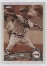2011 Topps Chrome Sepia Refractor 64/99 Mike Minor #217 yj7