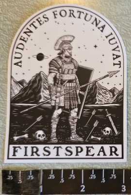 FirstSpear Audentes Fortuna Iuvat First Spear Vinyl Decal Sticker Shot Show