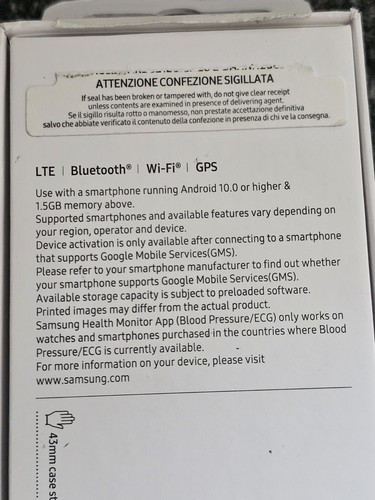 Samsung Galaxy Watch6 Classic SM-R955 43mm Black LTE Bluetooth GPS - Zdjęcie 9 z 11