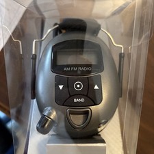 MP3/AM/FM Digital Radio Ear Muffs, Black