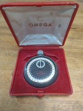 Cronometro omega da gara a carica manuale anni 80 con scatola originale.