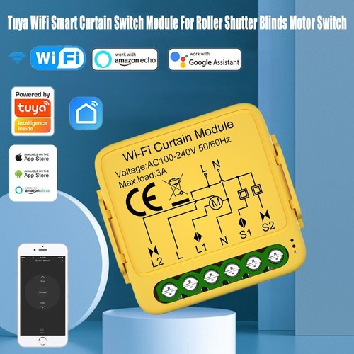 Tuya Wifi Smart Rolladen Jalousien Schalter Modul Zeitschaltuhr Für Alexa Google - Bild 13 von 14