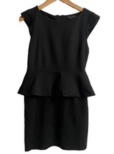 Alice + Olivia Peplum Sheath Dress – 10 – Classic LBD Quiet Luxury