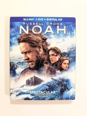 Noah (Blu-ray/DVD, 2014 2 Disc Set) with Slipcover Russell Crowe