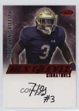 2023 SAGE Low Series Next Level Signatures Red Houston Griffith #NLS-HG Auto 4r3