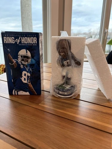 Indianapolis Colts Ring of Honor Reggie Wayne #87 NFL Bobblehead Figure 2018