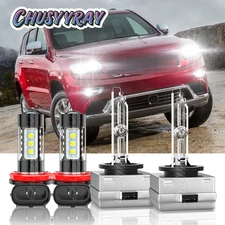 For Jeep Grand Cherokee 2014-2017 Front HID Headlight Hi/Lo Beam Fog Light Bulb