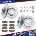 Front Rear Disc Rotors Ceramic Brake Pads Kit for SUBARU IMPREZA/LEGACY/OUTBACK