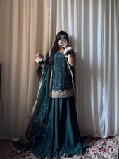 Salwar Kameez Pakistani Indian Wedding Party Wear Dress Bollywood Palazzo Suit