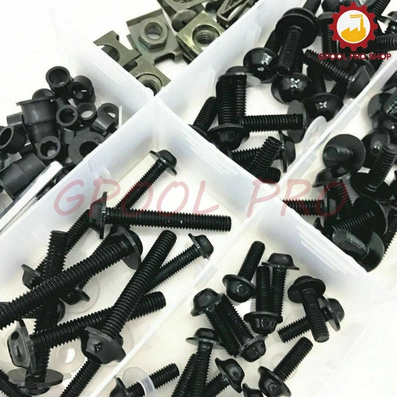 Kit de pernos de carenado de panel de parachoques de carrocería de motocicleta Foto 4 de 4