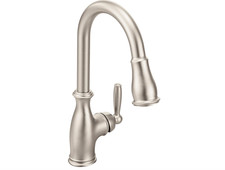 Moen 7185SRS Brantford 1-Handle Pulldown Spray Kitchen Faucet - Spot Resist NEW
