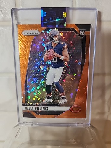 2024 Panini Prizm - Rookies Caleb Williams #301 Orange Ice Prizm (RC)