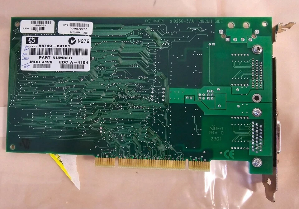 HP A6749-69101 Single Port MUX PC1 Multiplex Interface Board. - Image 2 of 3
