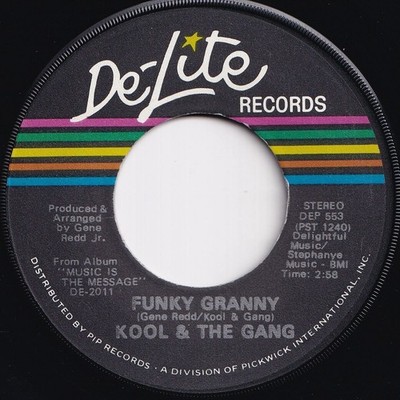 Kool The Gang Funky Granny / Blowing With Wind De-Lite Us Dep 553 208992