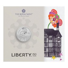 2025 Royal Mint 150 Years of Liberty London £5 Five Pound Coin