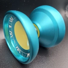 Magicyoyo V11 Aluminum / PC Finger  Spin Yo-Yo  Teal