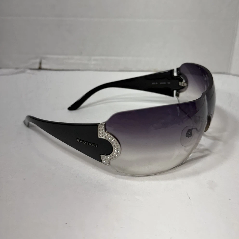 Bvlgari Rimless Black Sunglasses for Women for sale | eBay
