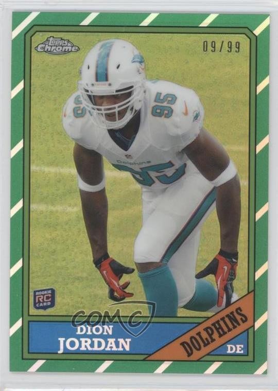 Dion Jordan Topps Chrome 1986 Insert #21 Refractor