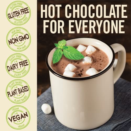 Castle Kitchen Marvelous Mint Dunkle Schokolade Heißer Kakao - Milchfrei, Vegane Mischung - 14oz - Bild 3 von 5