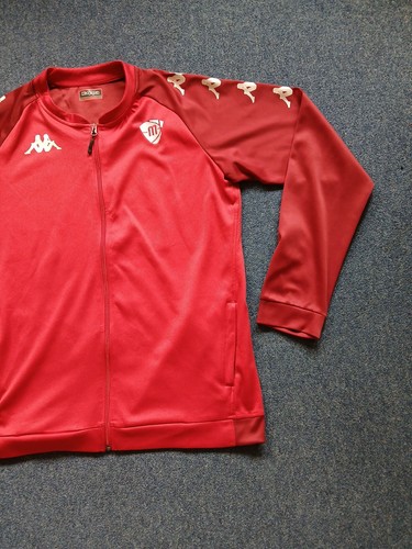 Kappa Red Tracksuit Jacket Top Men's Size Extra Large XL Retro Vintage - Picture 3 of 17