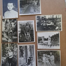 Vintage Soviet Era Black White Photo .