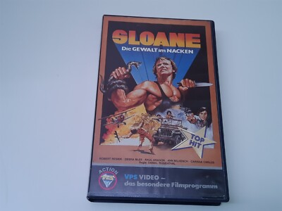 Sloane - Die Gewalt im Nacken 1985 VHS German PAL VPS Video Robert Resnick